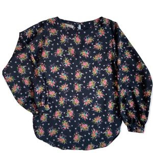 Veronicam Floral Long Sleeve Blouse